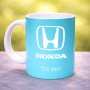 ספל תה \ קפה בעיצוב אישי עם השם שלך בעיצוב הונדה 2 גודל הספל 325 מ"ל