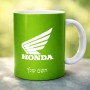 ספל תה \ קפה בעיצוב אישי עם השם שלך בעיצוב הונדה גודל הספל 325 מ"ל