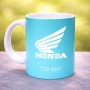 ספל תה \ קפה בעיצוב אישי עם השם שלך בעיצוב הונדה גודל הספל 325 מ"ל