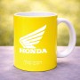 ספל תה \ קפה בעיצוב אישי עם השם שלך בעיצוב הונדה גודל הספל 325 מ"ל
