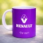 ספל תה \ קפה בעיצוב אישי עם השם שלך בעיצוב רנו גודל הספל 325 מ"ל