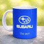 ספל תה \ קפה בעיצוב אישי עם השם שלך בעיצוב סובארו גודל הספל 325 מ"ל