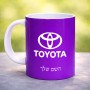 ספל תה \ קפה בעיצוב אישי עם השם שלך בעיצוב טויוטה גודל הספל 325 מ"ל
