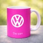 ספל תה \ קפה בעיצוב אישי עם השם שלך בעיצוב פולקסווגן גודל הספל 325 מ"ל