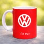 ספל תה \ קפה בעיצוב אישי עם השם שלך בעיצוב פולקסווגן גודל הספל 325 מ"ל