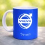 ספל תה \ קפה בעיצוב אישי עם השם שלך בעיצוב וולוו גודל הספל 325 מ"ל