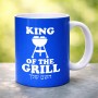 ספל תה \ קפה בעיצוב אישי עם השם שלך בעיצוב מלך הגריל גודל הספל 325 מ"ל