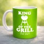 ספל תה \ קפה בעיצוב אישי עם השם שלך בעיצוב מלך הגריל גודל הספל 325 מ"ל