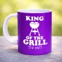 ספל תה \ קפה בעיצוב אישי עם השם שלך בעיצוב מלך הגריל גודל הספל 325 מ"ל