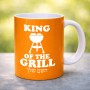ספל תה \ קפה בעיצוב אישי עם השם שלך בעיצוב מלך הגריל גודל הספל 325 מ"ל