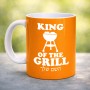 ספל תה \ קפה בעיצוב אישי עם השם שלך בעיצוב מלך הגריל גודל הספל 325 מ"ל