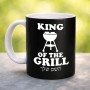 ספל תה \ קפה בעיצוב אישי עם השם שלך בעיצוב מלך הגריל גודל הספל 325 מ"ל