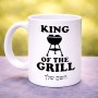 ספל תה \ קפה בעיצוב אישי עם השם שלך בעיצוב מלך הגריל גודל הספל 325 מ"ל