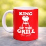 ספל תה \ קפה בעיצוב אישי עם השם שלך בעיצוב מלך הגריל גודל הספל 325 מ"ל