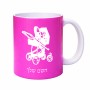 ספל תה \ קפה בעיצוב אישי עם השם שלך בעיצוב עגלת תינוק גודל הספל 325 מ"ל