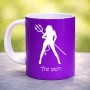 ספל תה \ קפה בעיצוב אישי עם השם שלך בעיצוב אישה שטן גודל הספל 325 מ"ל