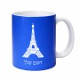 ספל תה \ קפה בעיצוב אישי עם השם שלך בעיצוב מגדל אייפל גודל הספל 325 מ"ל