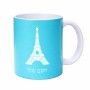 ספל תה \ קפה בעיצוב אישי עם השם שלך בעיצוב מגדל אייפל גודל הספל 325 מ"ל