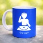 ספל תה \ קפה בעיצוב אישי עם השם שלך בעיצוב אזור מוזיקה של די ג'יי גודל הספל 325 מ"ל