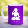 ספל תה \ קפה בעיצוב אישי עם השם שלך בעיצוב אזור מוזיקה של די ג'יי גודל הספל 325 מ"ל