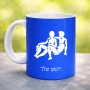 ספל תה \ קפה בעיצוב אישי עם השם שלך בעיצוב מזלות - תאומים גודל הספל 325 מ"ל