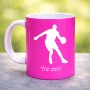 ספל תה \ קפה בעיצוב אישי עם השם שלך בעיצוב שחקן כדורסל גודל הספל 325 מ"ל