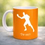 ספל תה \ קפה בעיצוב אישי עם השם שלך בעיצוב שחקן פינג פונג גודל הספל 325 מ"ל