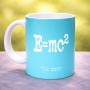 ספל תה \ קפה בעיצוב אישי עם השם שלך בעיצוב נוסחת אלברט איינשטיין גודל הספל 325 מ"ל