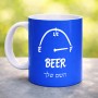 ספל תה \ קפה בעיצוב אישי עם השם שלך בעיצוב מיכל של בירה גודל הספל 325 מ"ל