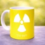 ספל תה \ קפה בעיצוב אישי עם השם שלך בעיצוב פצצת אטום גרעינית גודל הספל 325 מ"ל