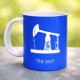 ספל תה \ קפה בעיצוב אישי עם השם שלך בעיצוב באר נפט גודל הספל 325 מ"ל