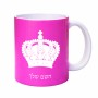 ספל תה \ קפה בעיצוב אישי עם השם שלך בעיצוב כתר מלכותי גודל הספל 325 מ"ל