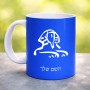 ספל תה \ קפה בעיצוב אישי עם השם שלך בעיצוב ספינקס מצרים גודל הספל 325 מ"ל