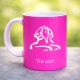 ספל תה \ קפה בעיצוב אישי עם השם שלך בעיצוב ספינקס מצרים גודל הספל 325 מ"ל