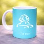 ספל תה \ קפה בעיצוב אישי עם השם שלך בעיצוב ספינקס מצרים גודל הספל 325 מ"ל