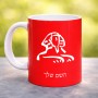 ספל תה \ קפה בעיצוב אישי עם השם שלך בעיצוב ספינקס מצרים גודל הספל 325 מ"ל