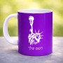 ספל תה \ קפה בעיצוב אישי עם השם שלך בעיצוב פסל החירות גודל הספל 325 מ"ל