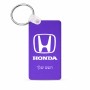 מחזיק מפתחות בצורת מלבן בעיצוב אישי עם השם שלך בעיצוב הונדה 2 גודל המחזיק 6 × 4 ס"מ
