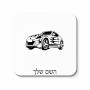 מגנט למקרר בעיצוב אישי עם השם שלך בעיצוב מכונית גודל המגנט 6.5 × 6.5 ס"מ