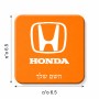 מגנט למקרר בעיצוב אישי עם השם שלך בעיצוב הונדה 2 גודל המגנט 6.5 × 6.5 ס"מ