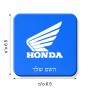 מגנט למקרר בעיצוב אישי עם השם שלך בעיצוב הונדה גודל המגנט 6.5 × 6.5 ס"מ
