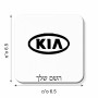 מגנט למקרר בעיצוב אישי עם השם שלך בעיצוב קיה גודל המגנט 6.5 × 6.5 ס"מ