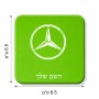 מגנט למקרר בעיצוב אישי עם השם שלך בעיצוב מרצדס-בנץ גודל המגנט 6.5 × 6.5 ס"מ
