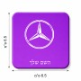 מגנט למקרר בעיצוב אישי עם השם שלך בעיצוב מרצדס-בנץ גודל המגנט 6.5 × 6.5 ס"מ