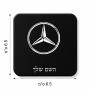 מגנט למקרר בעיצוב אישי עם השם שלך בעיצוב מרצדס-בנץ גודל המגנט 6.5 × 6.5 ס"מ