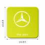 מגנט למקרר בעיצוב אישי עם השם שלך בעיצוב מרצדס-בנץ גודל המגנט 6.5 × 6.5 ס"מ