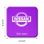 מגנט למקרר בעיצוב אישי עם השם שלך בעיצוב ניסאן גודל המגנט 6.5 × 6.5 ס"מ