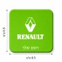 מגנט למקרר בעיצוב אישי עם השם שלך בעיצוב רנו גודל המגנט 6.5 × 6.5 ס"מ