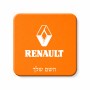 מגנט למקרר בעיצוב אישי עם השם שלך בעיצוב רנו גודל המגנט 6.5 × 6.5 ס"מ