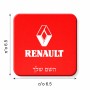 מגנט למקרר בעיצוב אישי עם השם שלך בעיצוב רנו גודל המגנט 6.5 × 6.5 ס"מ